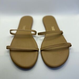 TKEES GEMMA Boho Brazilian Leather Sandal in Cocobutter Womens Size 7